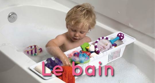 le bain de bébé